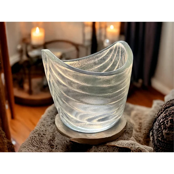 Midcentury Modern Bowl Collectible MCM Bowl Danish Modern Bowl Glass MCM Home D - Picture 3 of 10